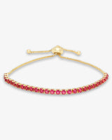 Pink Adjustable Box Chain Bracelet