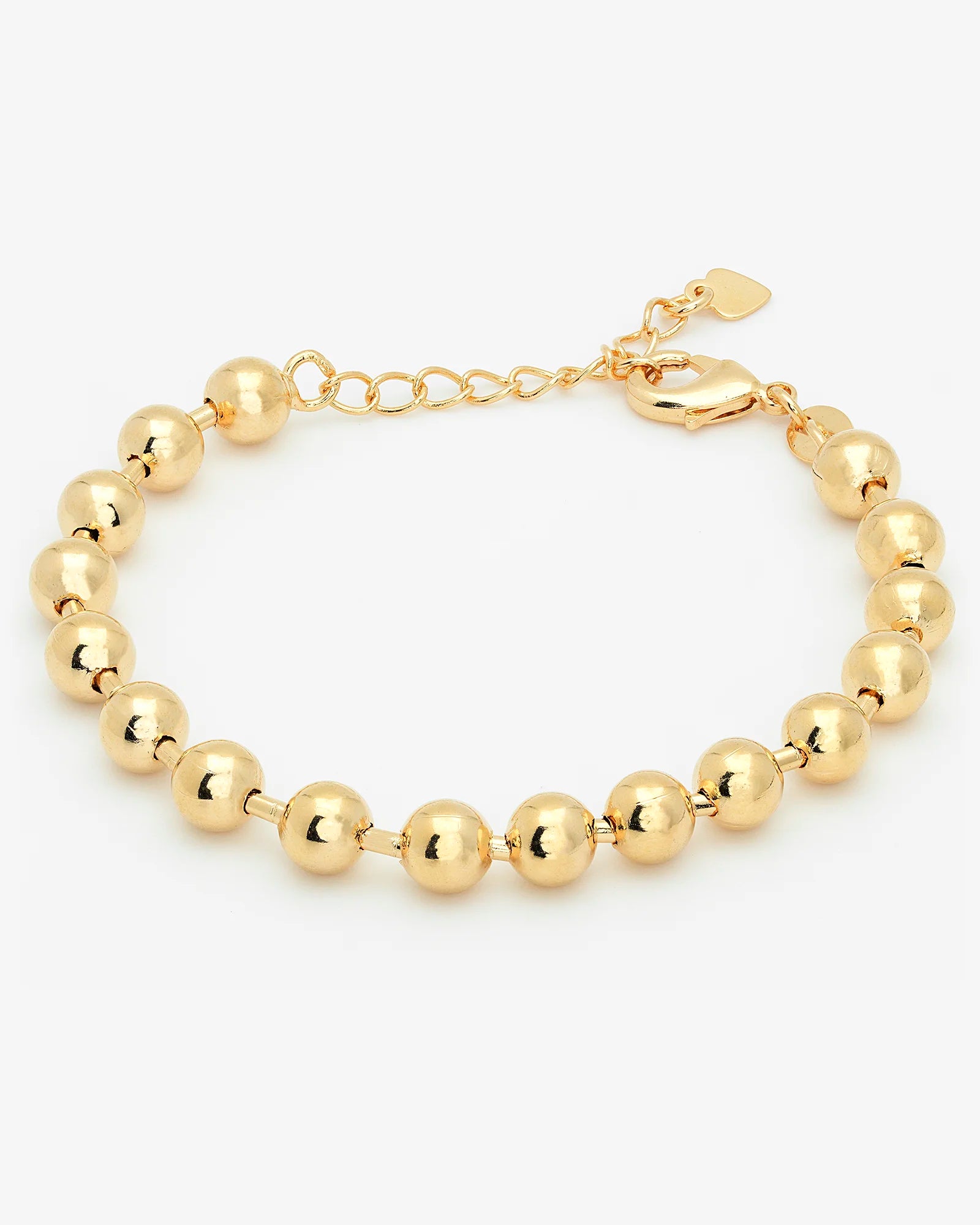 Gold Ball Chain Beaded Bracelet