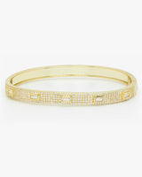 Stunning CZ Paved Bangle Bracelet for Any Occasion