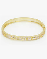 Stunning CZ Paved Bangle Bracelet for Any Occasion