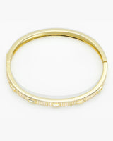 Stunning CZ Paved Bangle Bracelet for Any Occasion