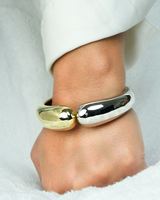 Two-Toned Ends Meet Chubby Bangle