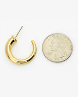 Moonlike Open Hoop Earrings