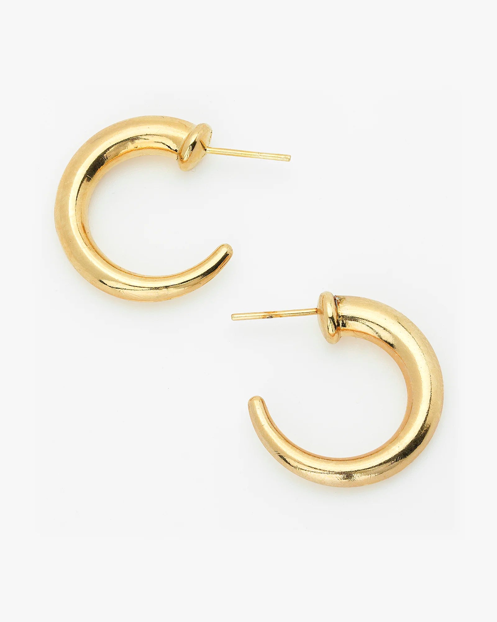 Moonlike Open Hoop Earrings