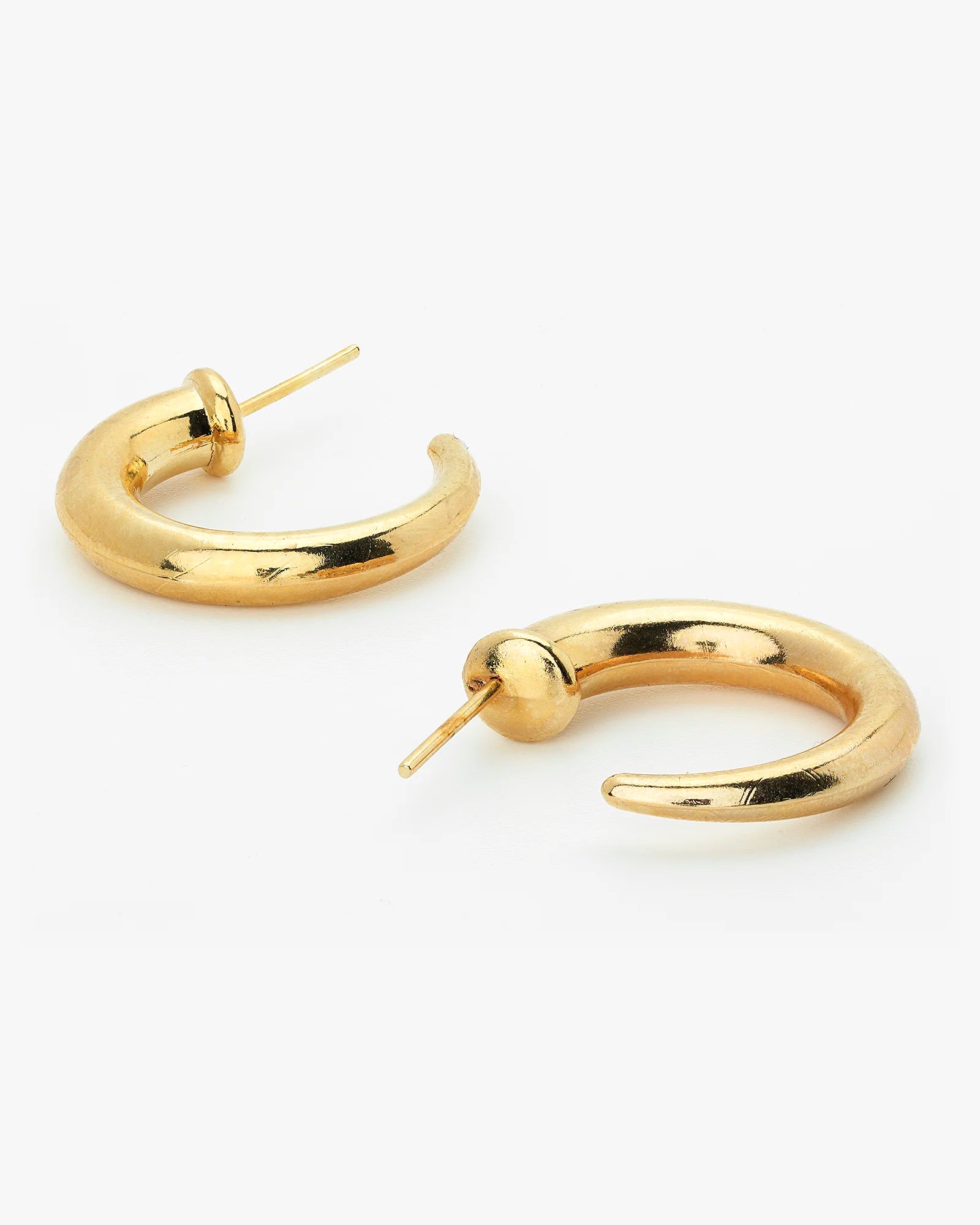 Moonlike Open Hoop Earrings