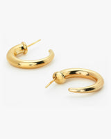 Moonlike Open Hoop Earrings