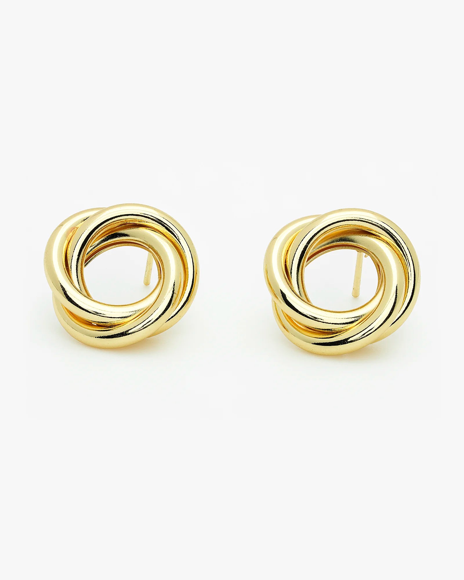 Classic Ribbon Knot Stud Earrings