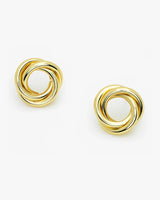 Classic Ribbon Knot Stud Earrings