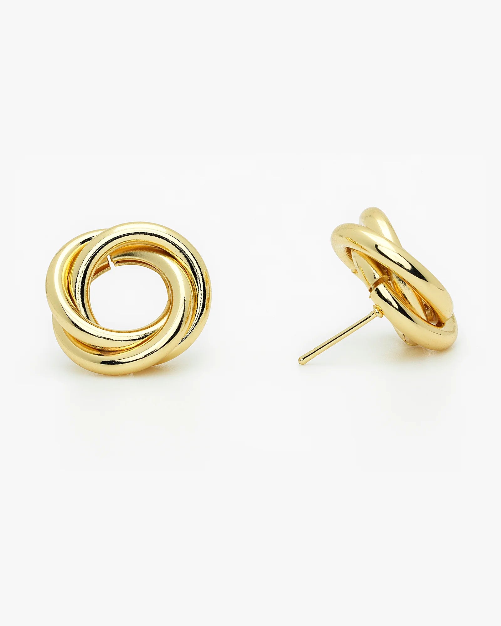 Classic Ribbon Knot Stud Earrings