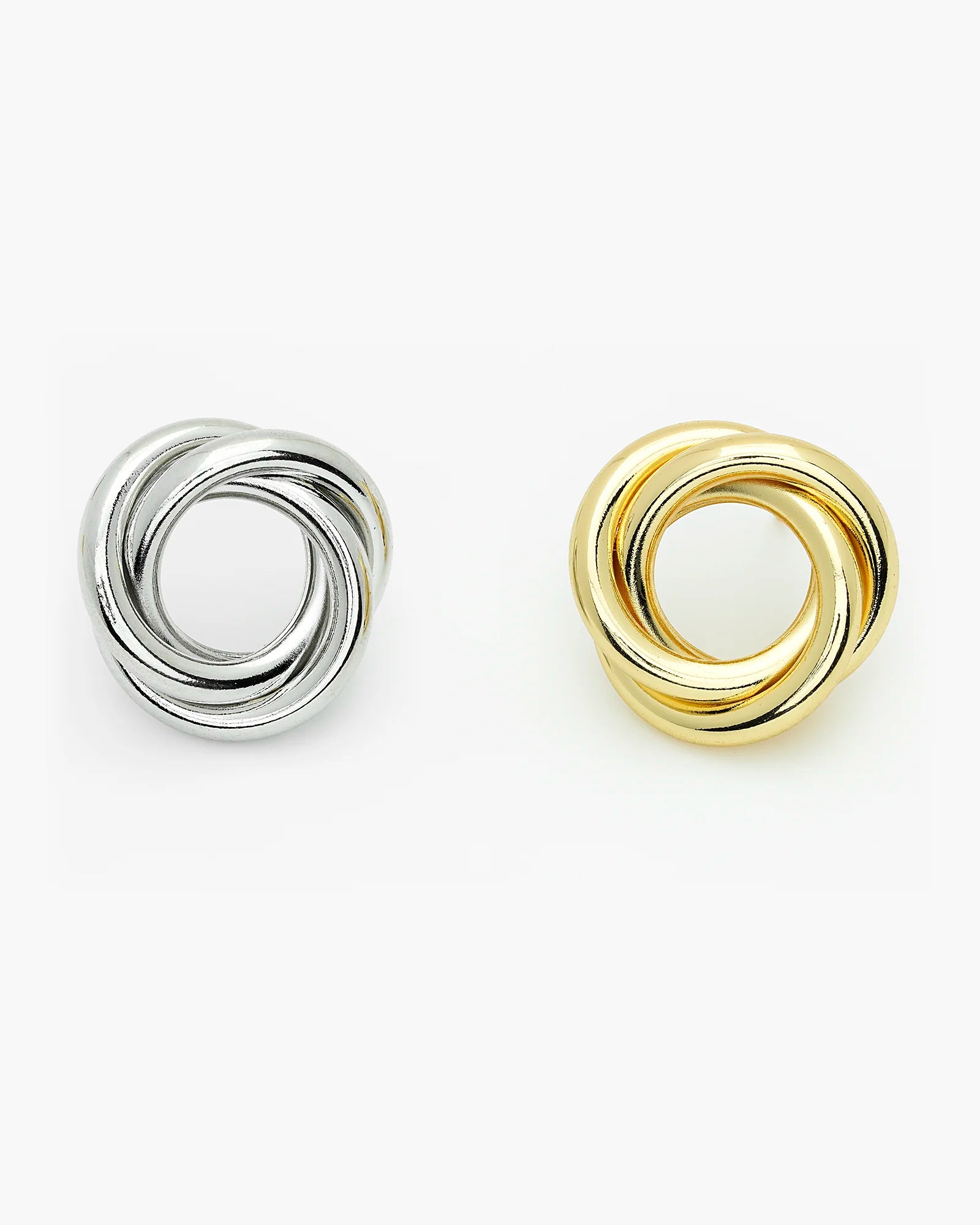 Classic Ribbon Knot Stud Earrings