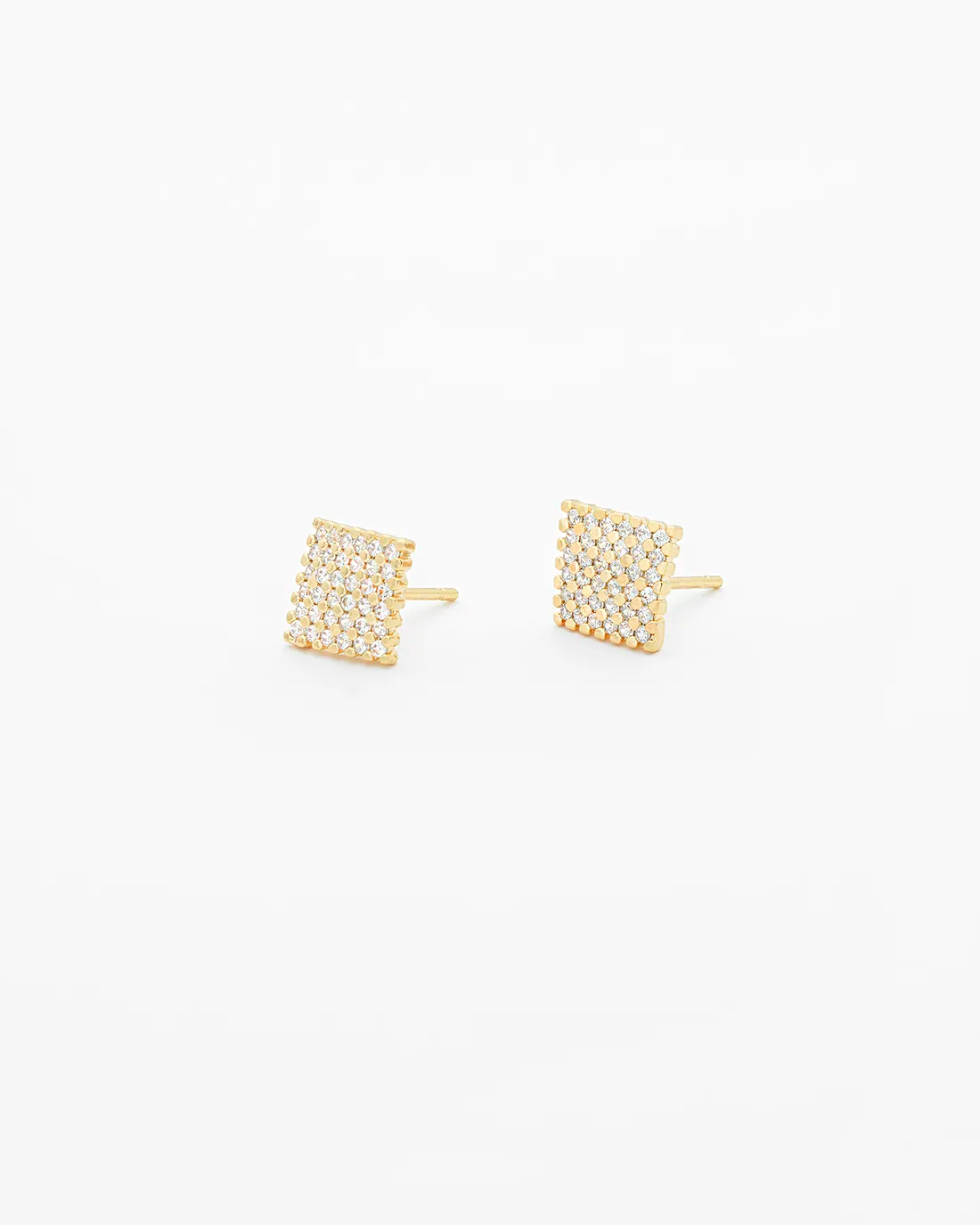 Sparkle Tilt Mini Pave Studs
