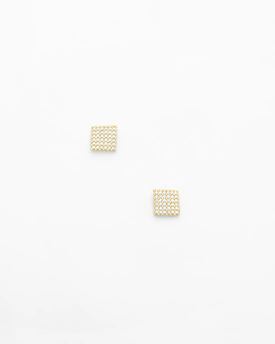 Sparkle Tilt Mini Pave Studs
