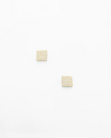 Sparkle Tilt Mini Pave Studs