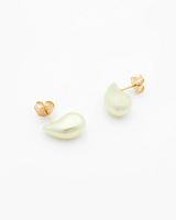 Faux Pearl Teardrop Earrings EG2500250 Closeup