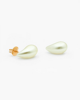 Faux Pearl Teardrop Earrings EG2500250 Side