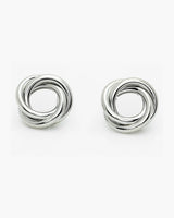 Stylish Ribbon Knot Stud Earrings