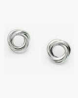 Stylish Ribbon Knot Stud Earrings