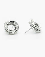 Stylish Ribbon Knot Stud Earrings