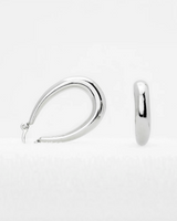 Chic Oval Thick Lever Back Hoop