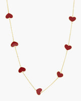 Vibrant Red Colored Heart Pendant