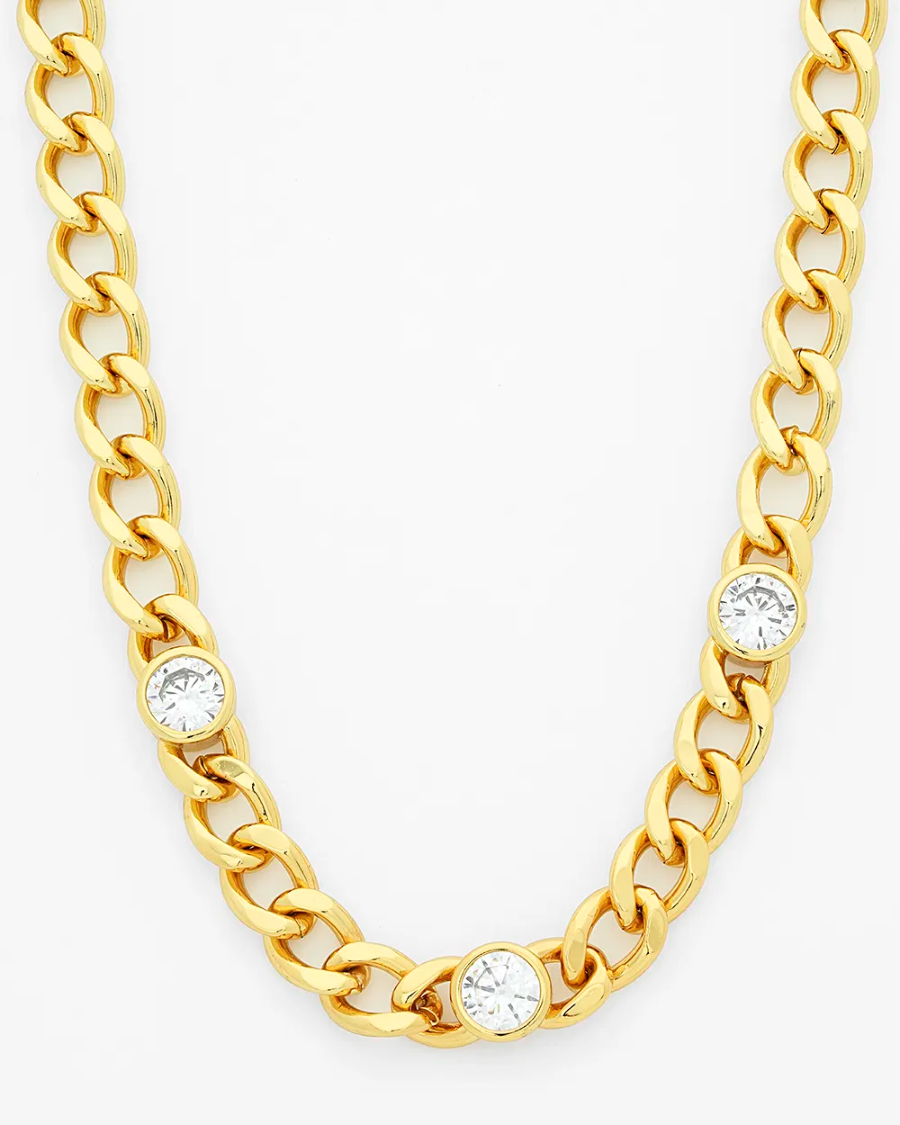 SG2400003 Gold Necklace with Diamonds