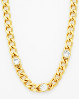 SG2400003 Gold Necklace with Diamonds